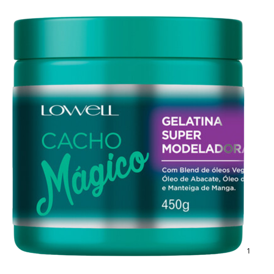 Gelatina Modeladora Cacho Magico 450g - Lowell