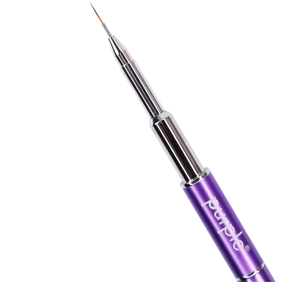 Pincel Nylon Nail Art Traços Finos 7mm - Purple