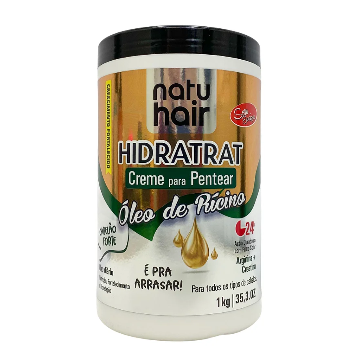 Castor Oil Leave-In Cream 1kg - Natuhair