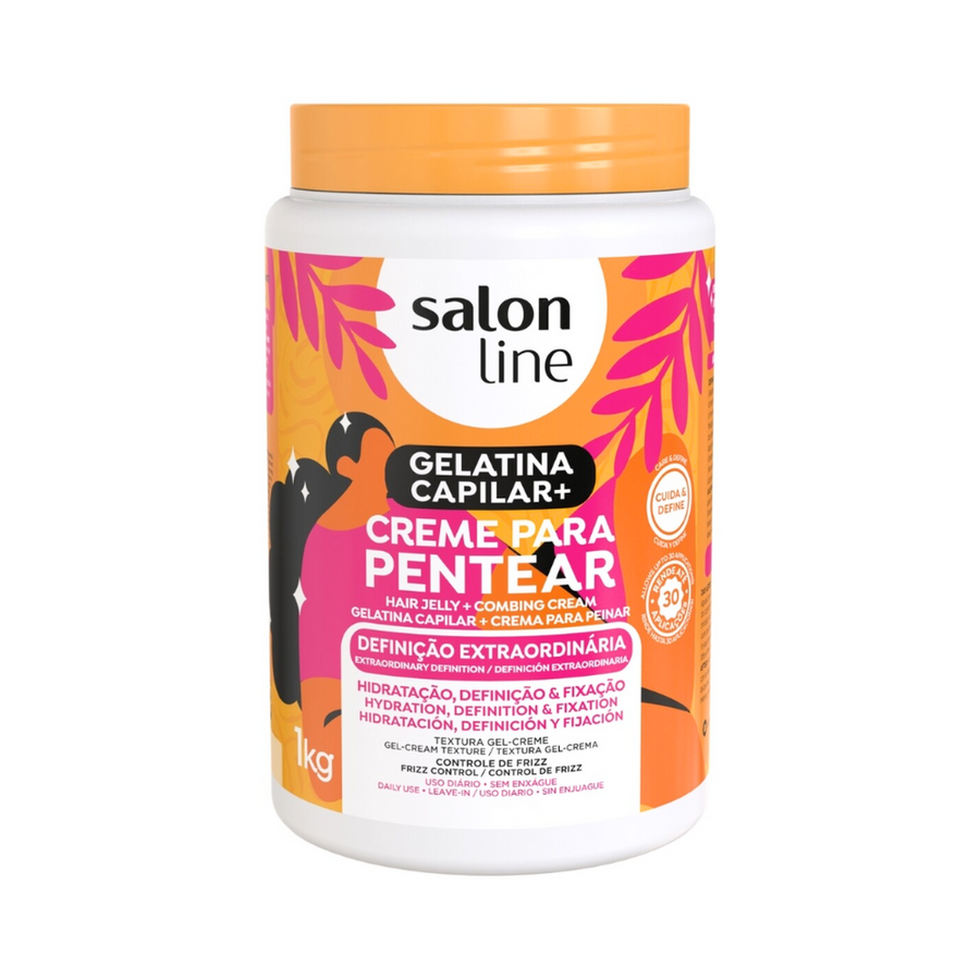 Salon Line SOS Gelatina + Creme de Pentear Definição Extraordinária 1kg