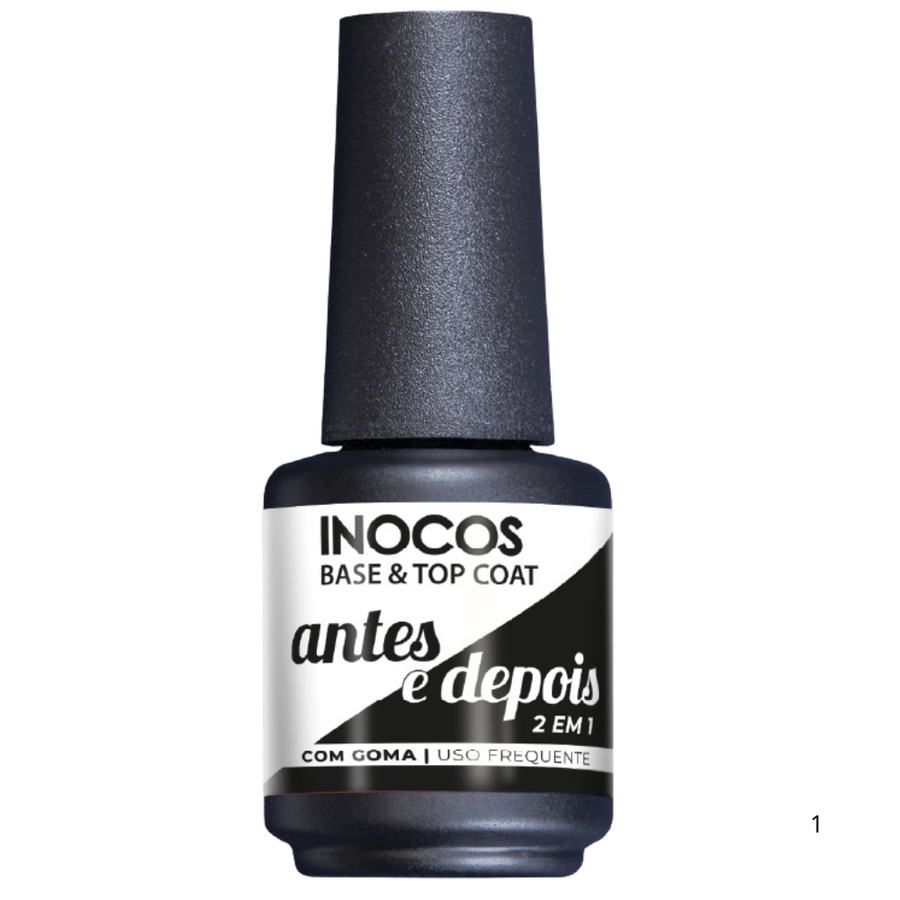 Verniz Gel Super Top Coat 15ml - Inocos