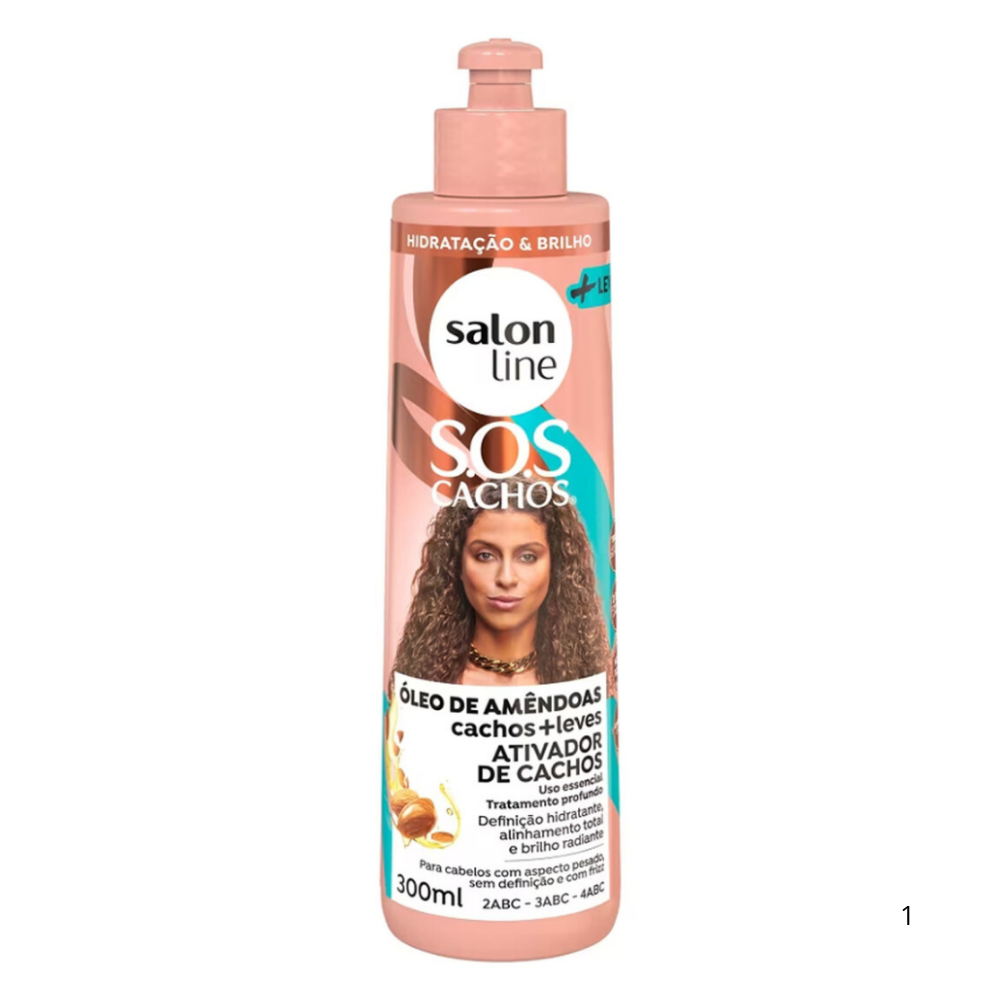 Almond Oil Activator for Light Curls 300ml -SalonLine