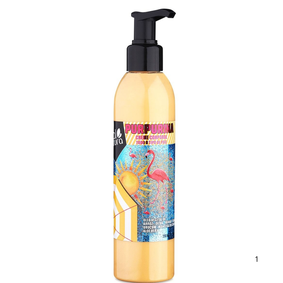 Real Natura Glitter Body Cream 200ml - Real Natura