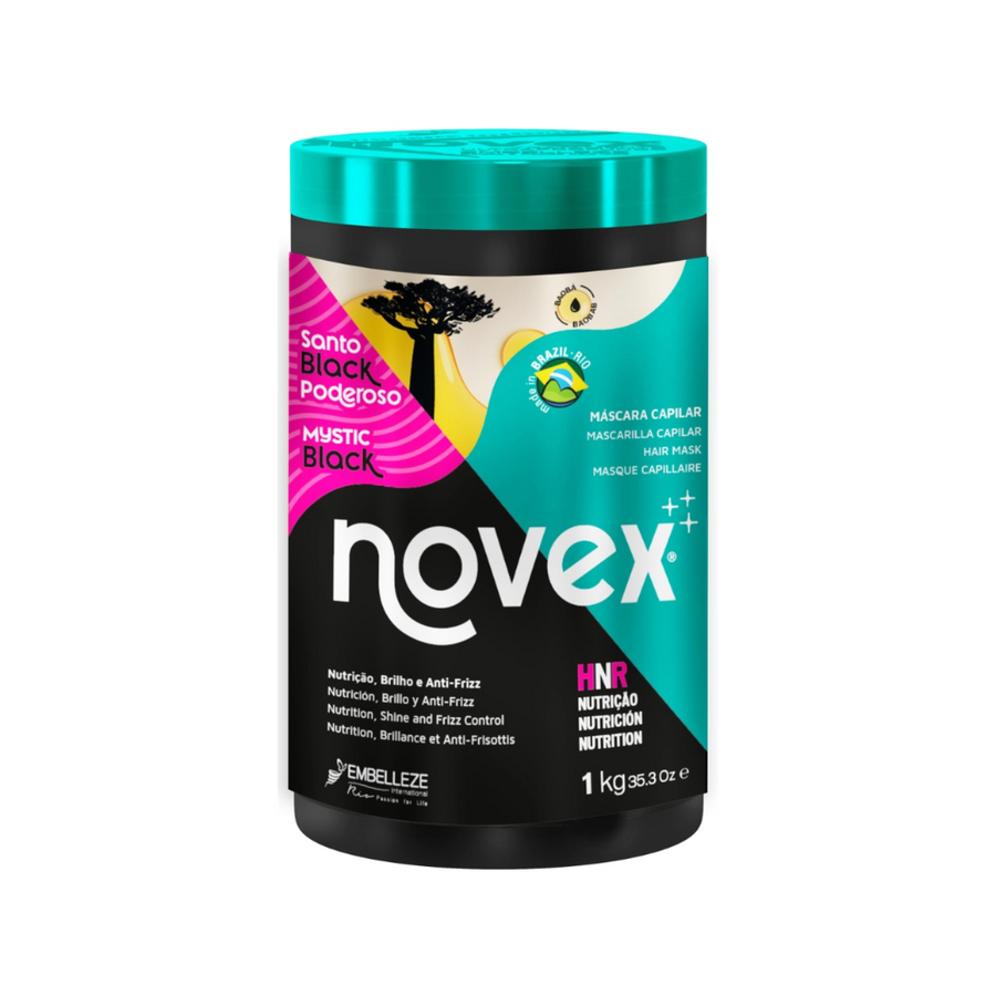 Santo Black Powerful Mask 1kg - Novex