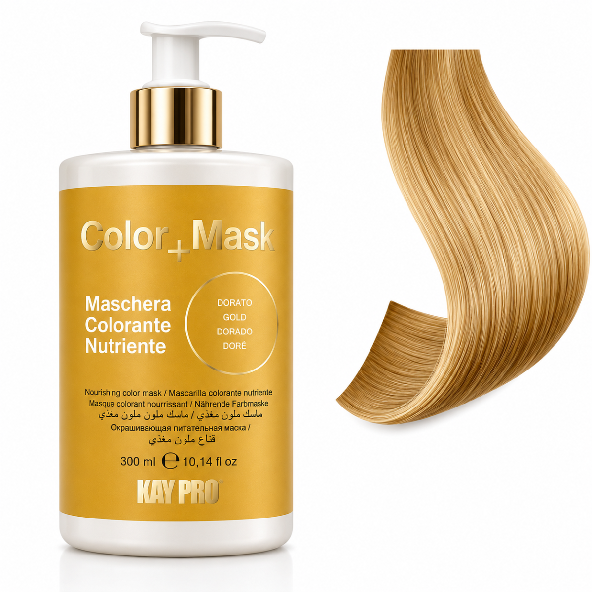 Máscara de Cor Dourado 300ml - Kaypro