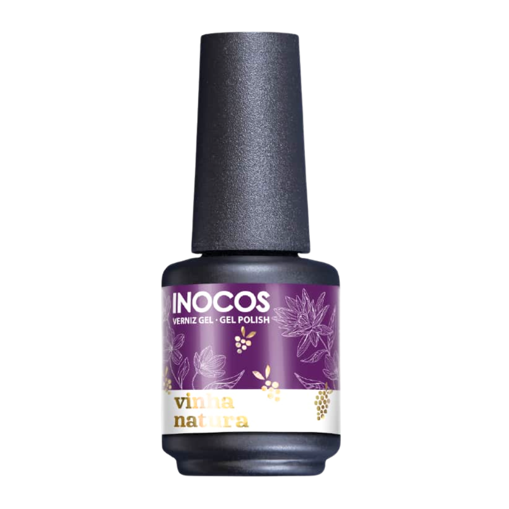 Verniz Gel Natura Lovers Wine - Vinha 15ml - Inocos