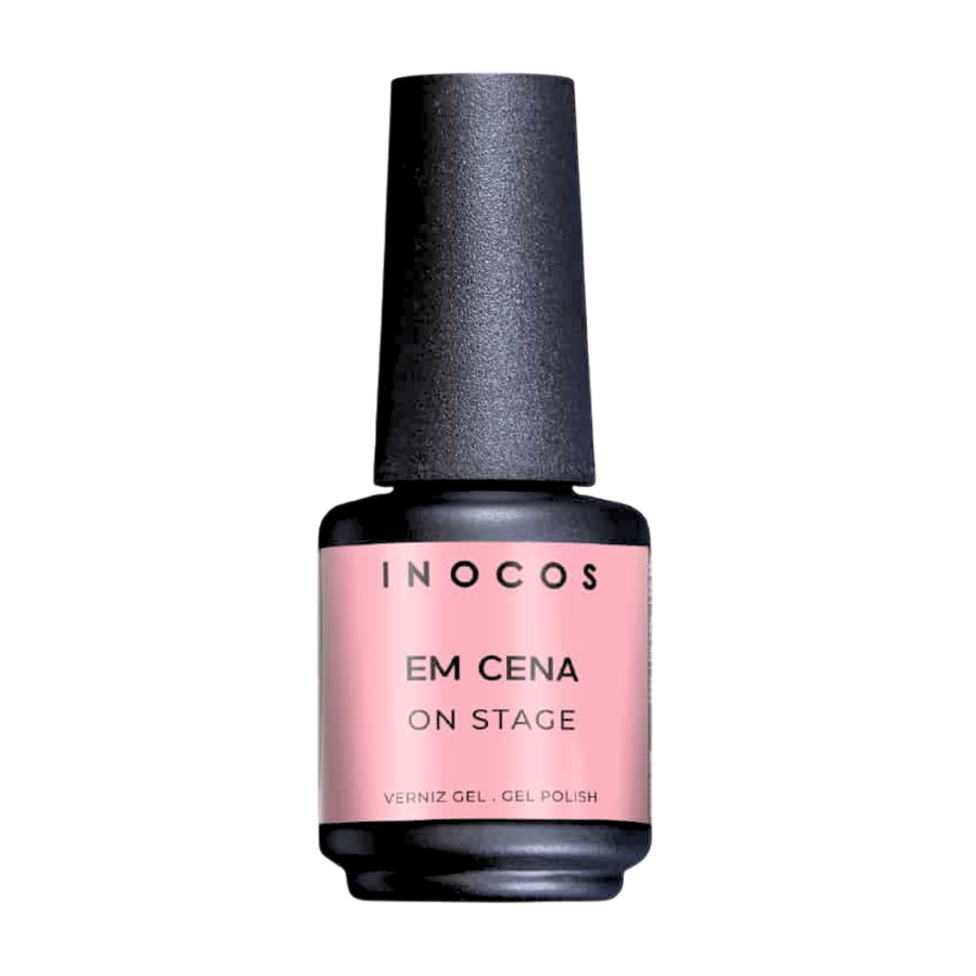 Inocos-Verniz Gel Atitude Rosa -Em Cena 15ml