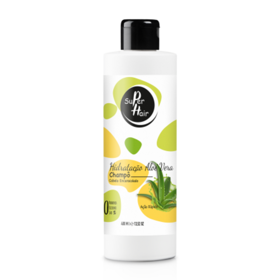 Shampoo Hidratação Aloe Vera Cabelo Encaracolado 400ml - Real Natura