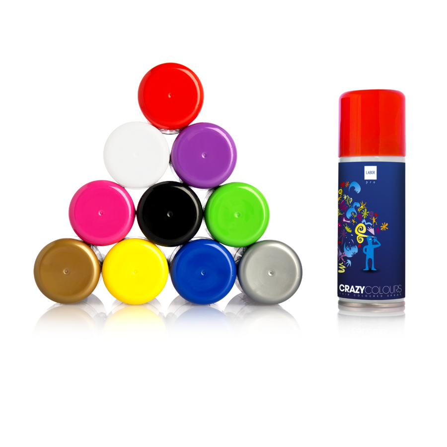 Crazy Color Gliter Prata 125 ml-Labor