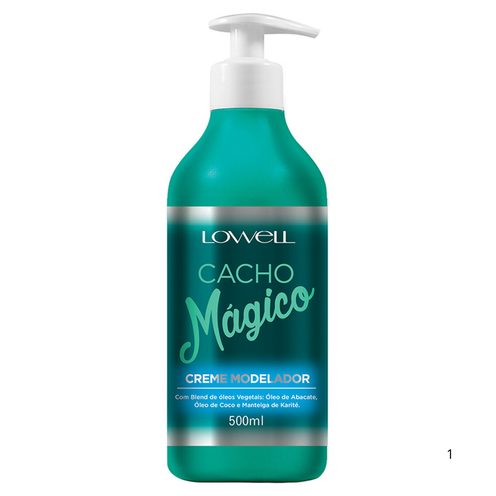 Lowell creme modelador Cacho Mágico 500 ml para cabelos cacheados