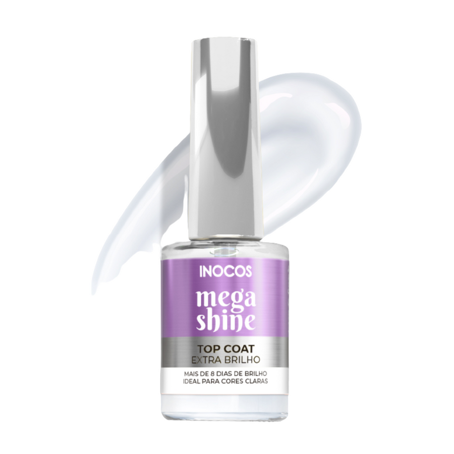 Care e Finish Mega Shine Top Coat Extra Bril 11ml - Inocos