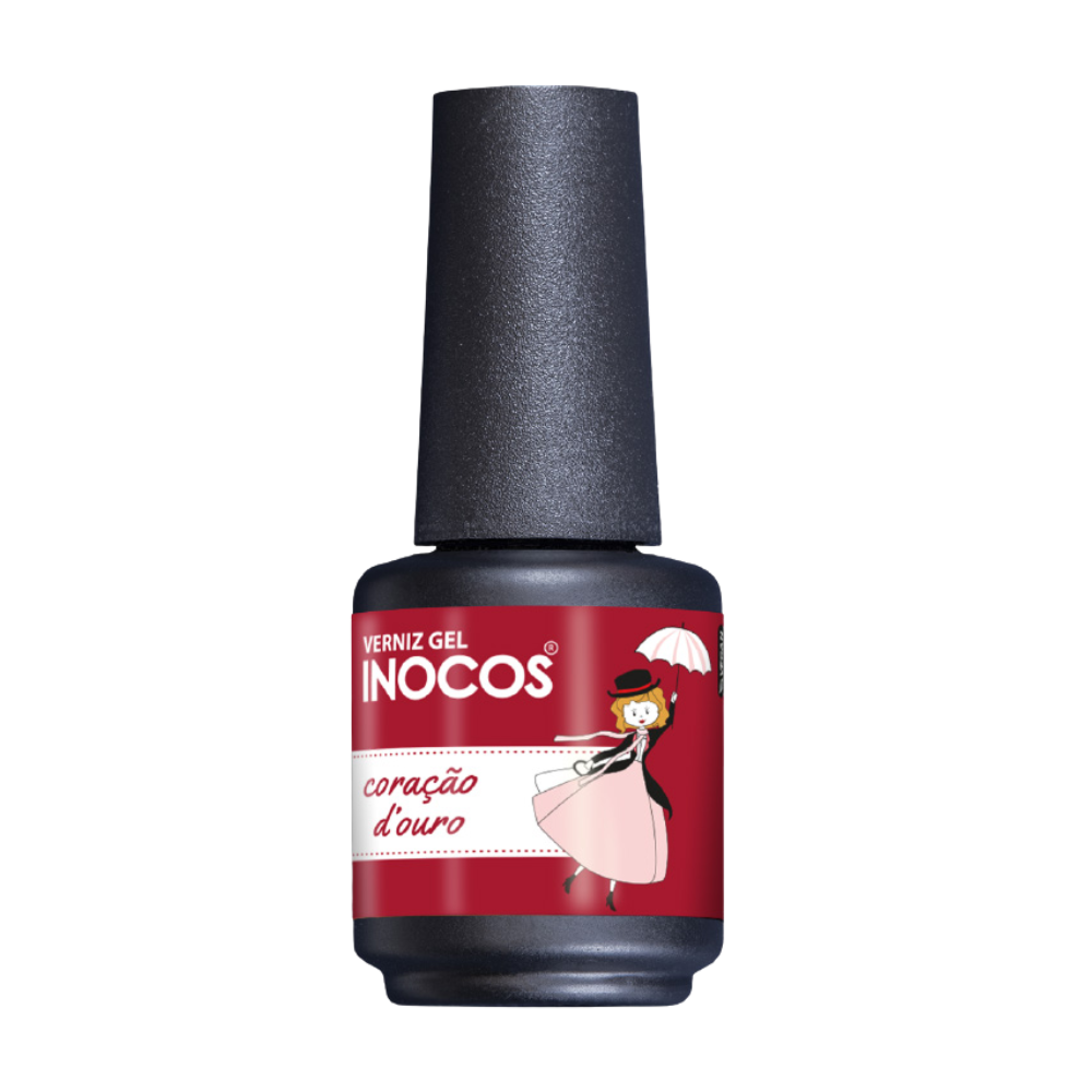 Verniz Gel Coração D'Ouro 15ml - Inocos