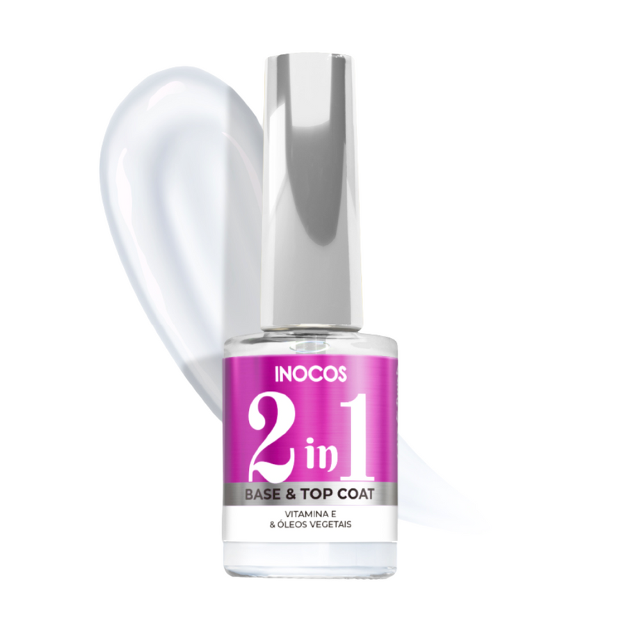 Care e Finish 2 Em 1 Base e Top Coat 11ml - Inocos