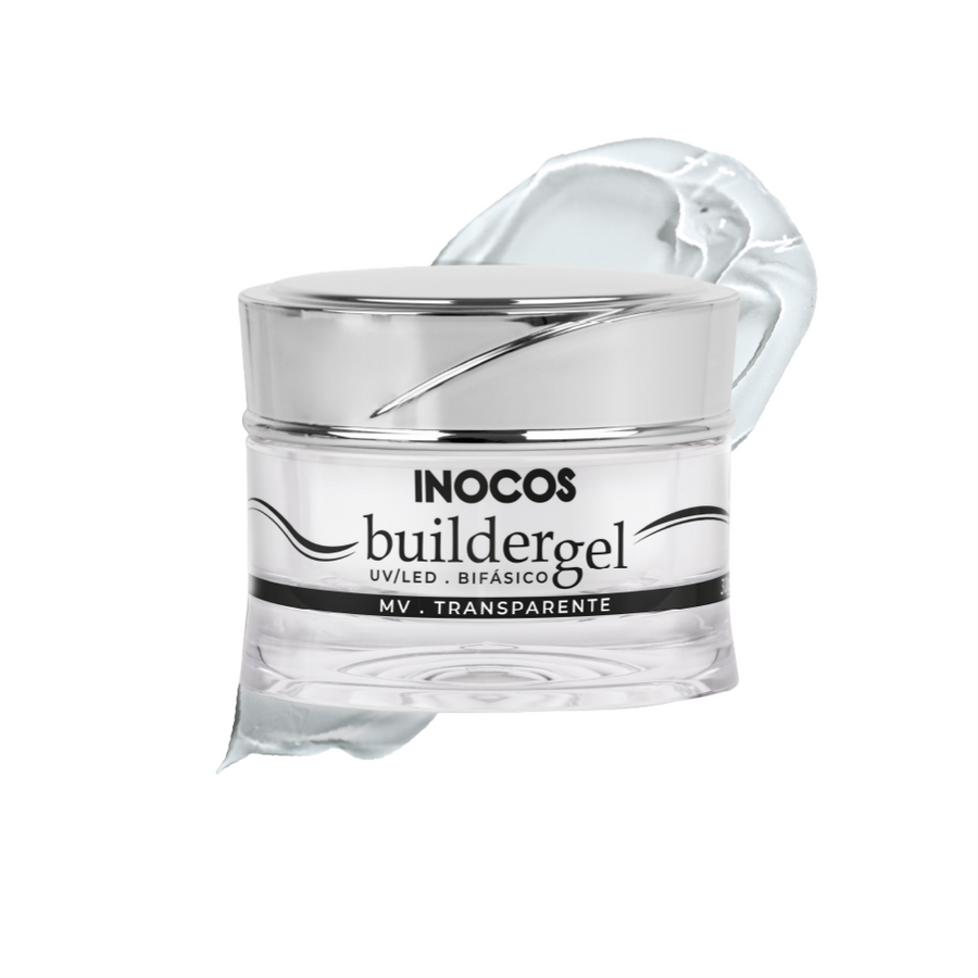 Builder Gel Transparente Media Viscosidade 30g - Inocos
