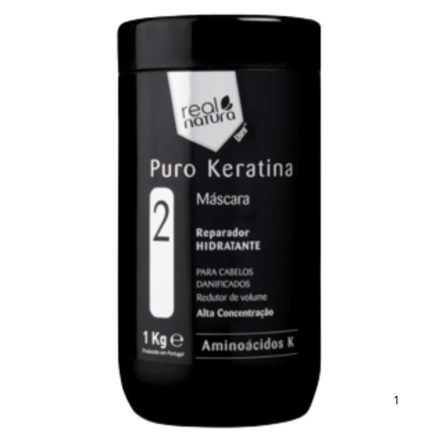 Máscara Sem Sal Puro Keratina 1kg - Real Natura