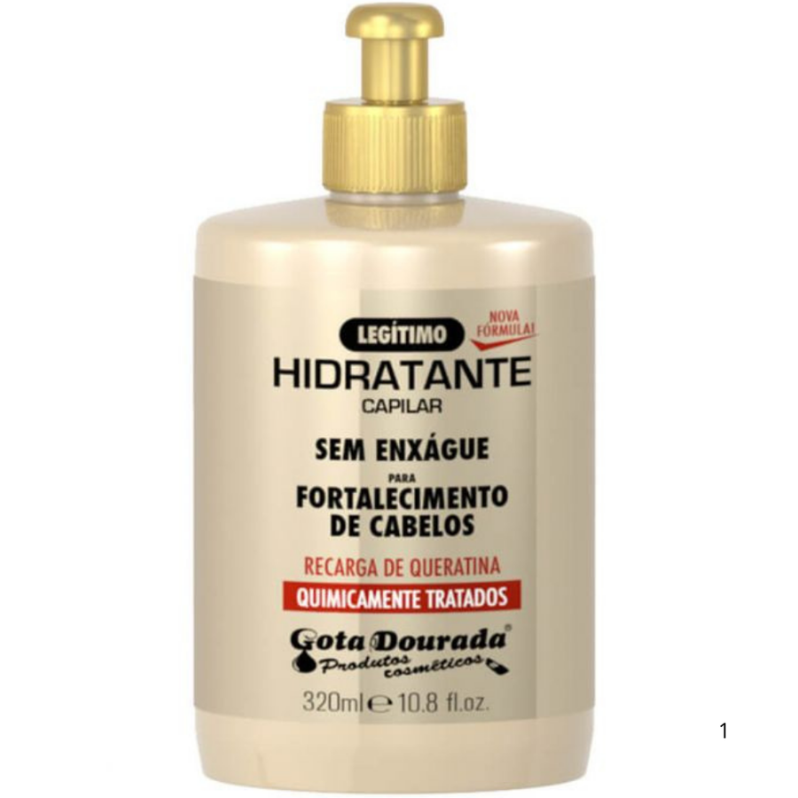 Creme de Pentear Fortalecimento 320ml - Gota Dourada