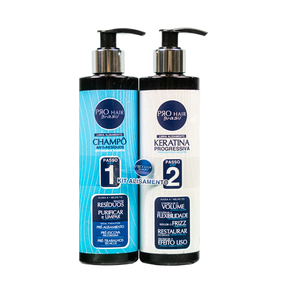 Pro Hair Brasil - Kit Progressiva Linha Alisamento