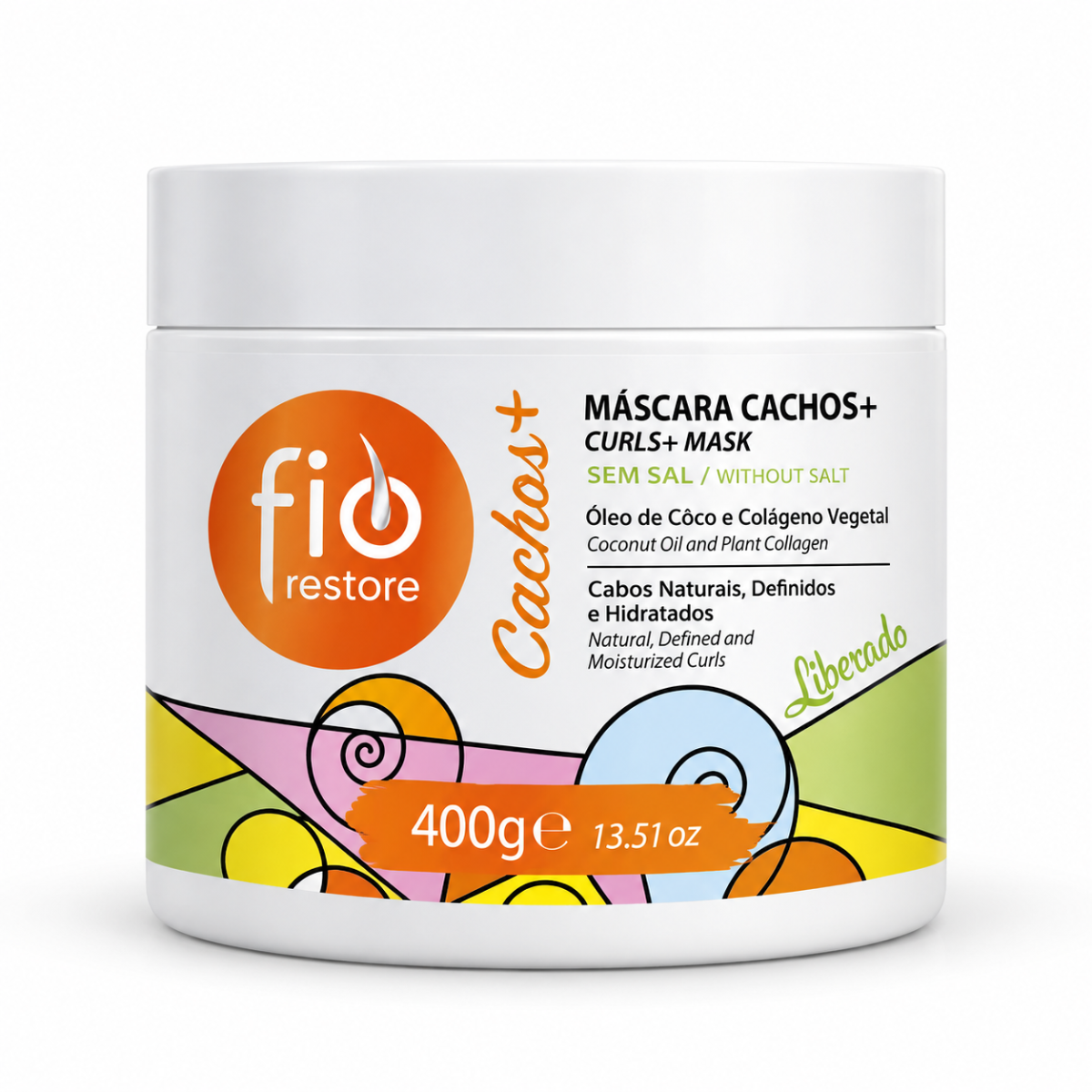 Máscara Capilar Fio Restore Cachos+ 400gr - Rikc Parodi