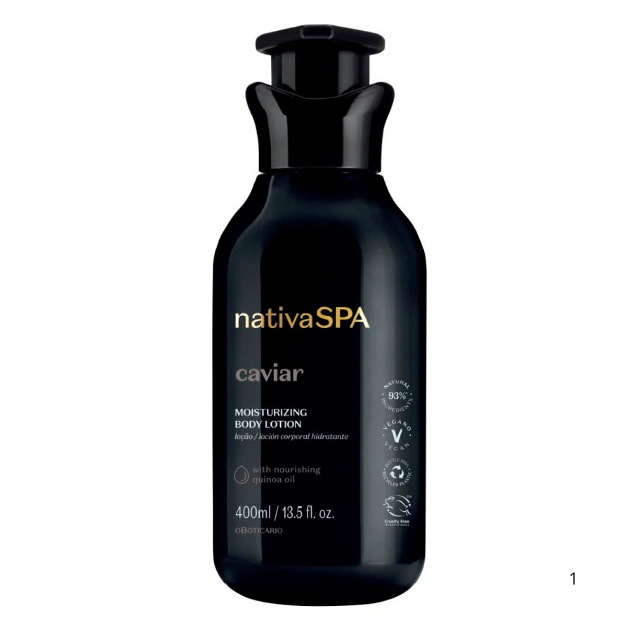 Loção Hidratante Corporal Nativa Spa Caviar 400ml - O Boticário