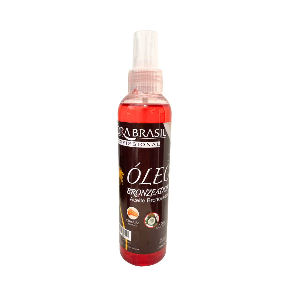Bronzeador Cenoura e Coco 200ml - Flora Brasil