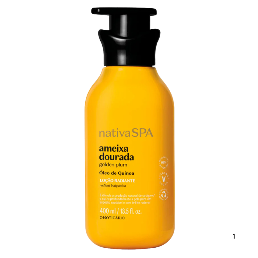 Loção Hidratante Corporal Ameixa Dourada Nativa Spa 400ml - O Boticário