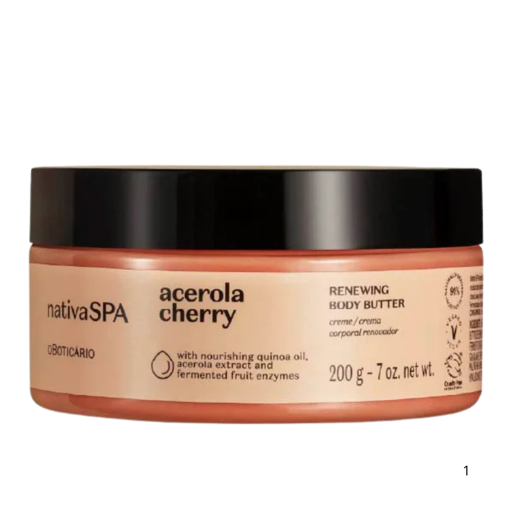 Hidratante Corporal Renovador Nativa Spa Acerola Cherry 200g - Boticario