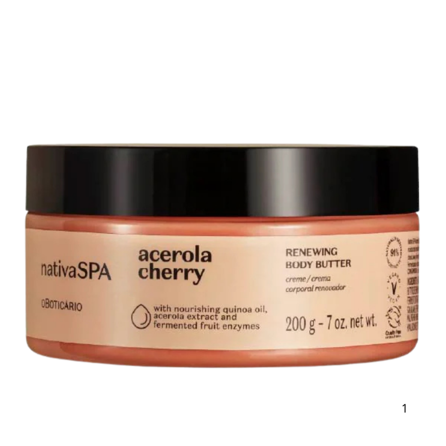 Hidratante Corporal Renovador Nativa Spa Acerola Cherry 200g - Boticario