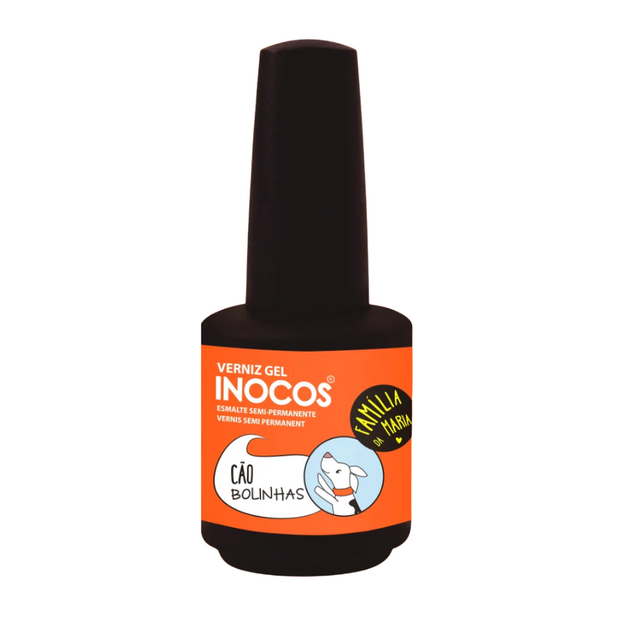 Verniz Gel Cão Bolinhas 15ml - Inocos