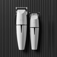 Combo Máquina Onyx Clipper + Trimmer Branco - JRL
