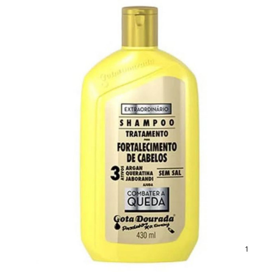 Shampoo Fortalecimento Extraordinário 430ml - Gota Dourada
