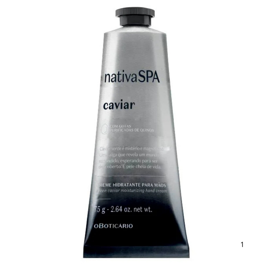 Creme de Mãos Nativa Spa Caviar 75g - Boticário