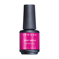 Inocos-Verniz Gel Atitude Rosa -Sem Medo 15ml