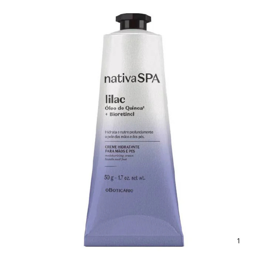 Creme Hidratante para Mãos e Pés Lilac Nativa Spa 50g - O Boticário