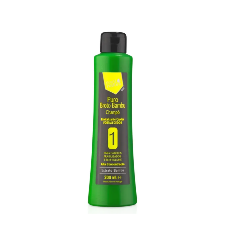 Real Natura - Shampoo Sem Sal Puro Bamboo 300ml