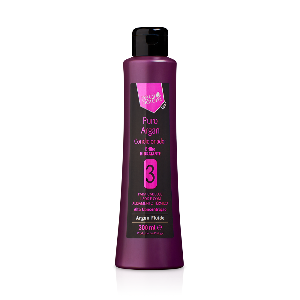 Real Natura - Condicionador Sem Sal Puro Argan 300ml