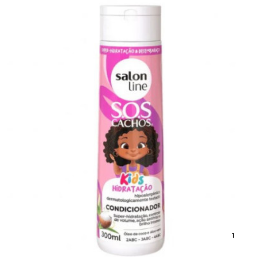 SOS Cachos Kids Conditioner 300ml - Salon Line