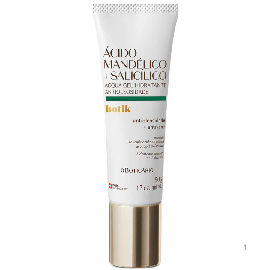Acqua Gel Hidratante Antioleosidade Ácido Mandélico + Salicílico Botik 50g - Boticario