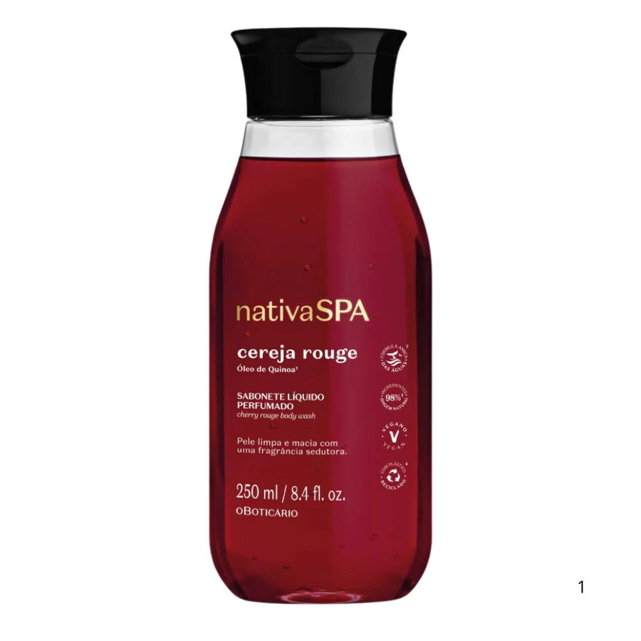 O Boticario - Sabonete Líquido Cereja Rouge 250ml