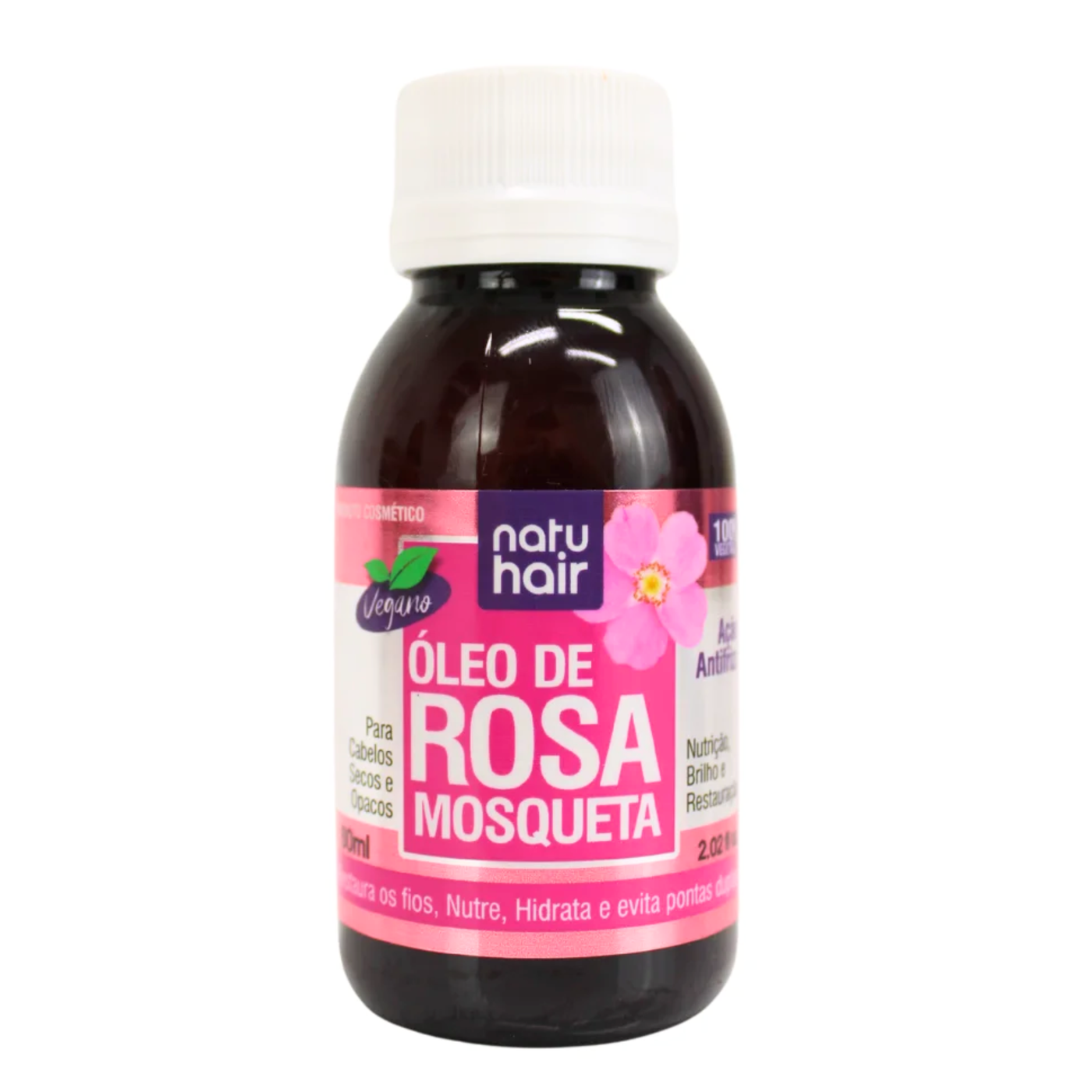 OLEO CAPILAR ROSA MOSQUETA 60ML NATUHAIR