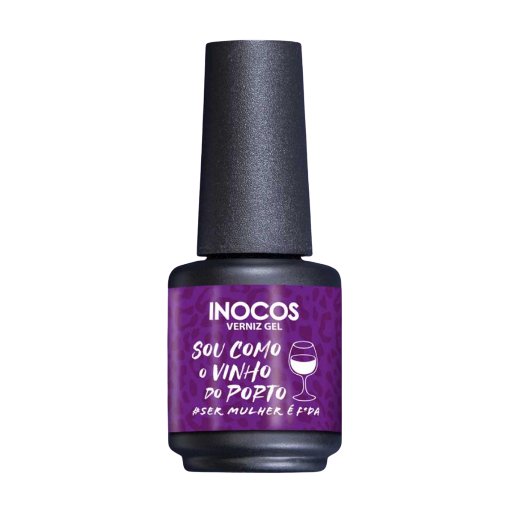 Verniz Gel Sou Como O Vinho Do Porto 15ml - Inocos