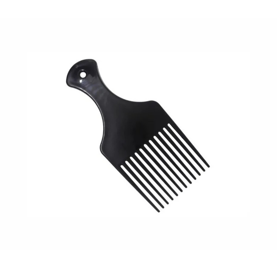 Pente Plastico Garfo  Simples Preto -RickiParodi