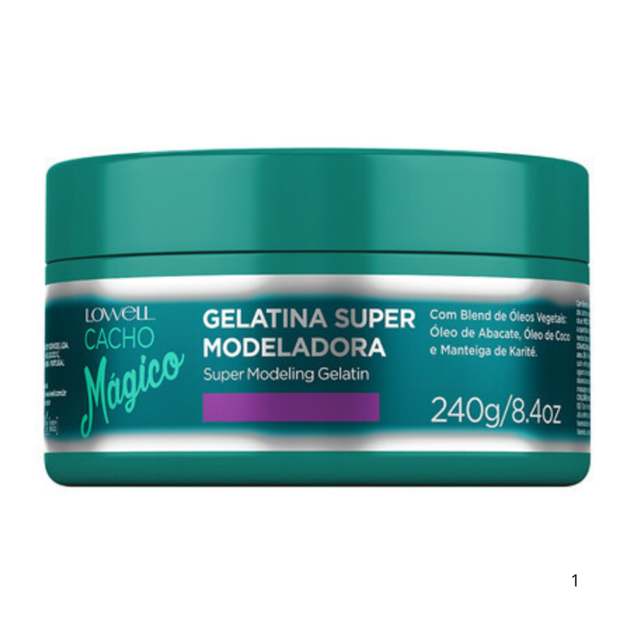 Gelatina Modeladora Cacho Magico 240g - Lowell