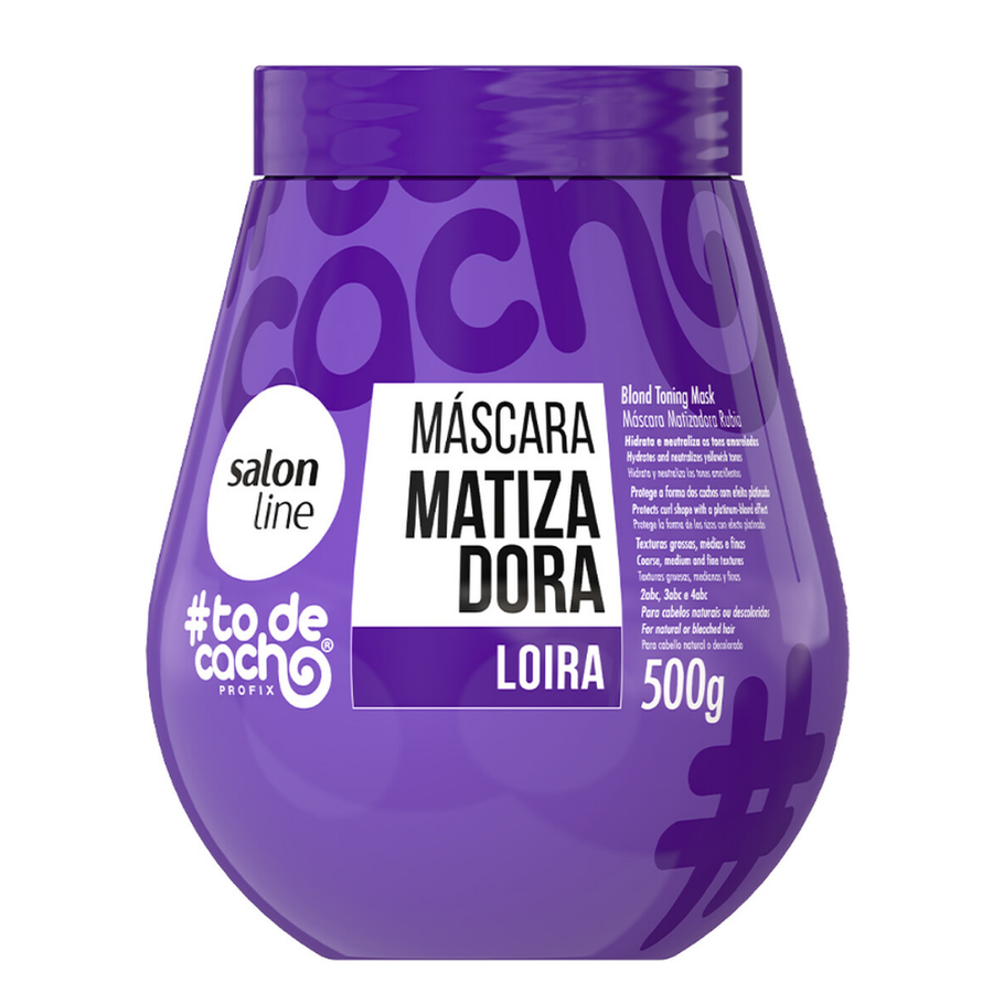 #TODECACHO MASCARA MATIZADORA LOIRA 500G