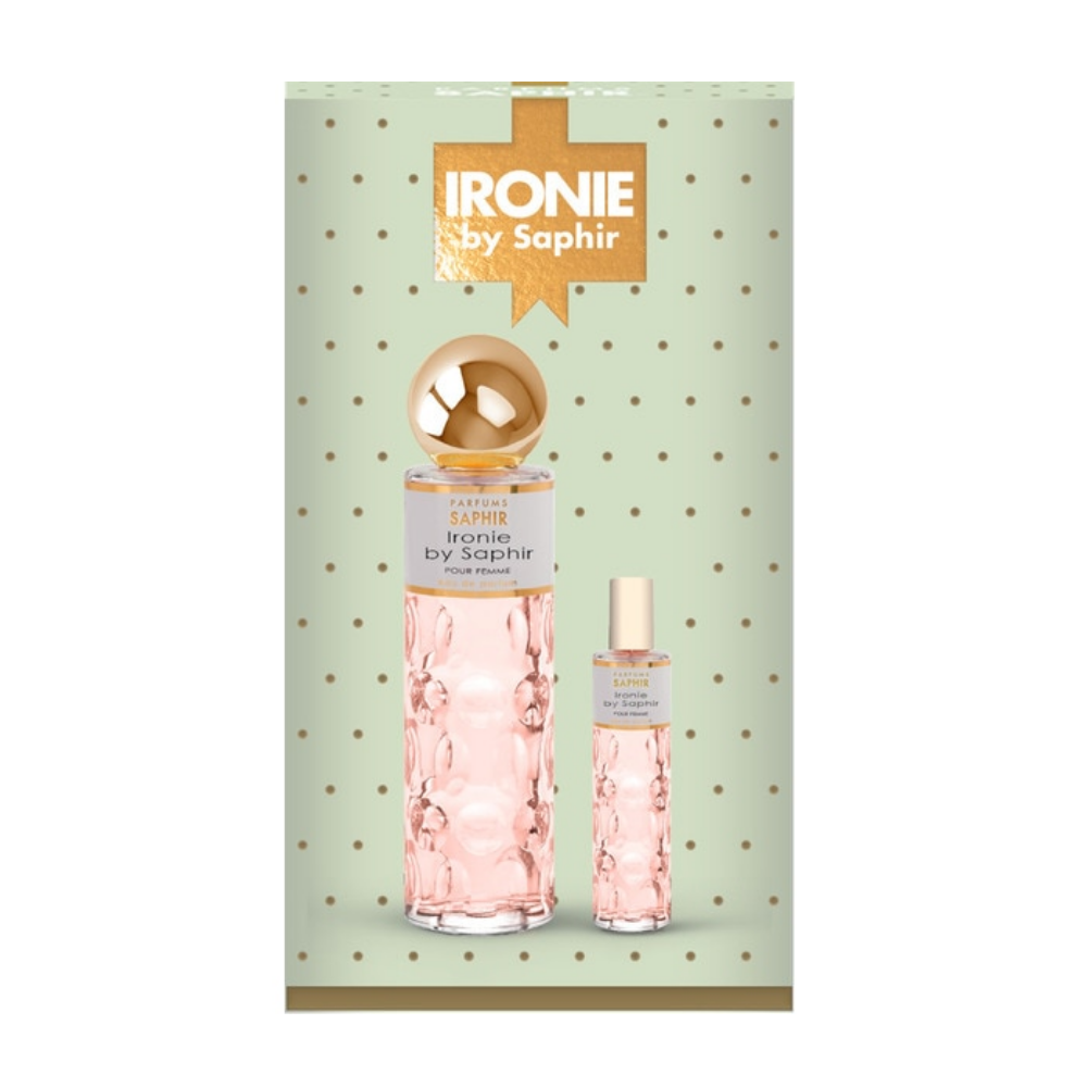 Saphir Mini Coffret Duplo Ironie - Eau de Parfum 200ml + 30ml