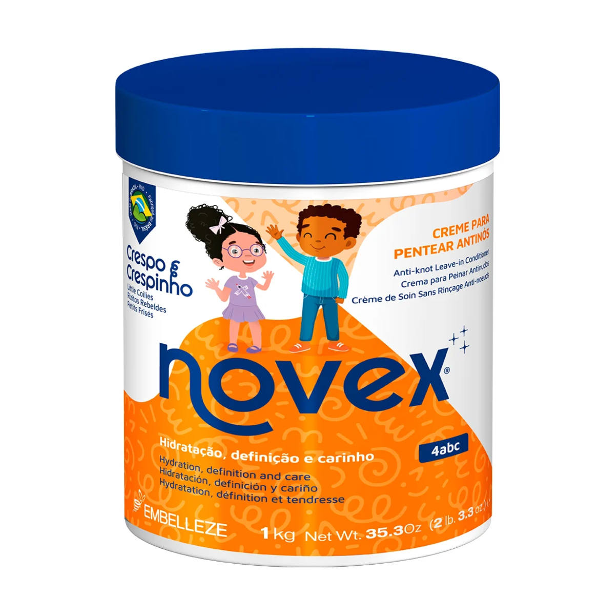Creme de Pentear Crespo Crespinho 1kg - Novex