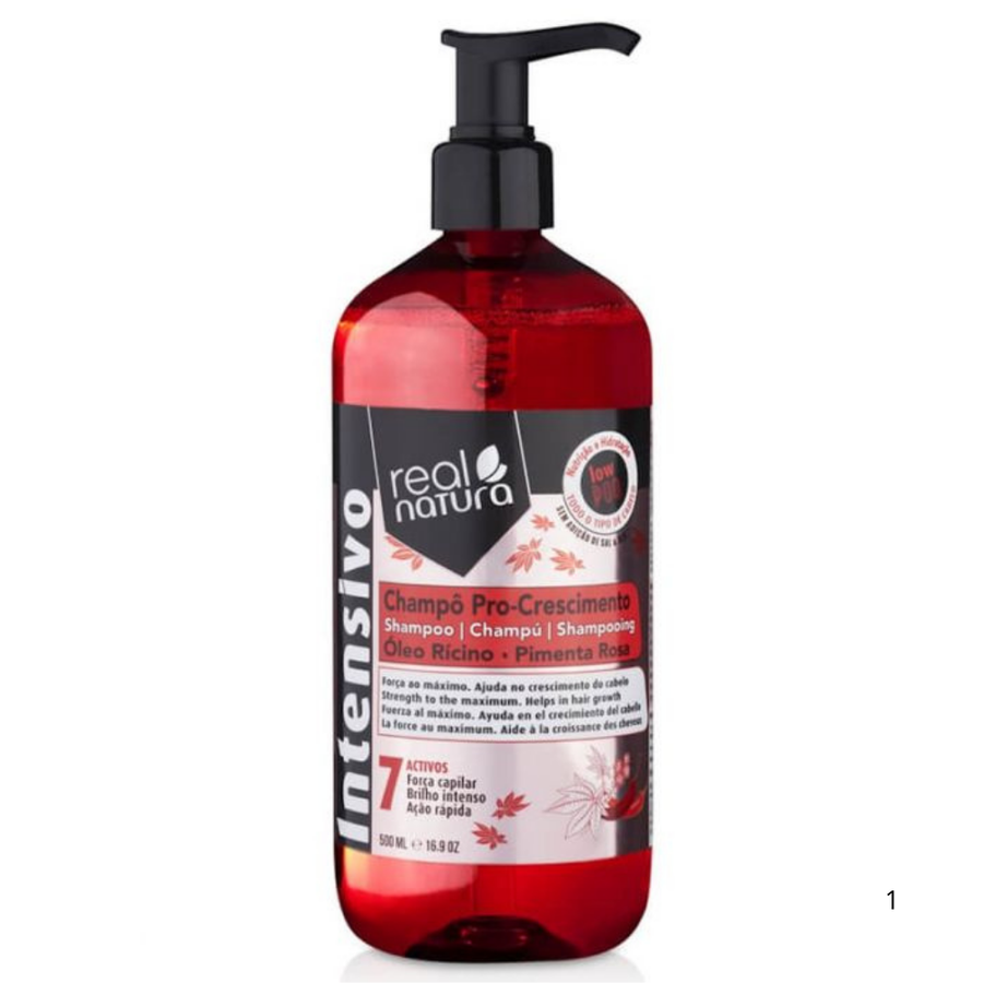 Shampoo Sem Sal Pro - Crescimento 500ml - Real Natura