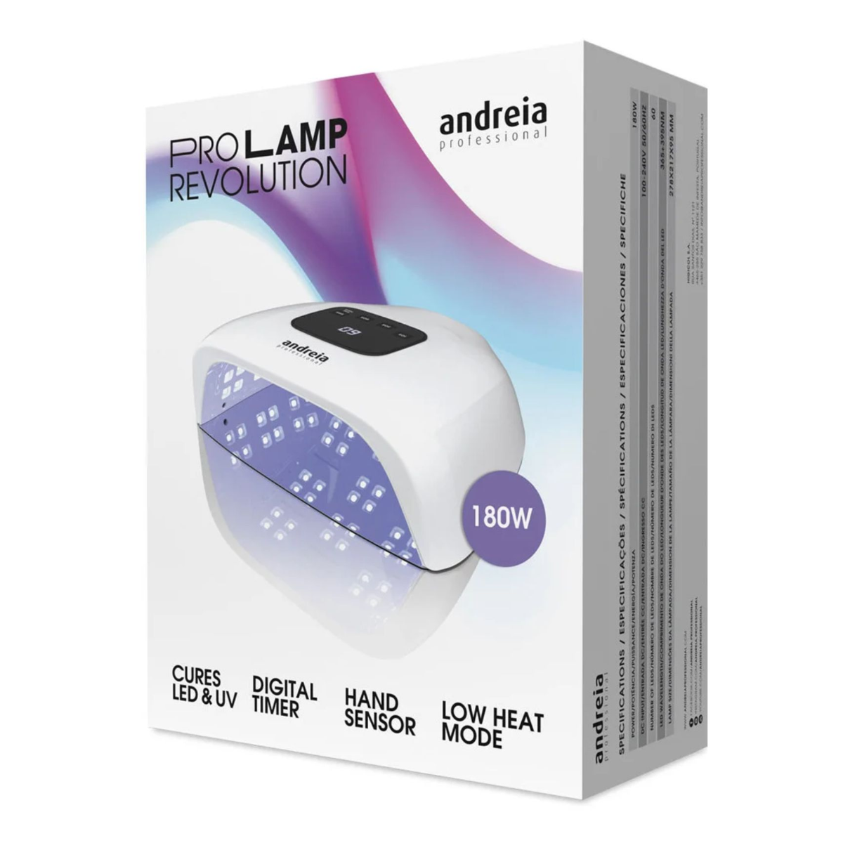 Catalisador LED+UV Pro Lamp Revolution - Andreia