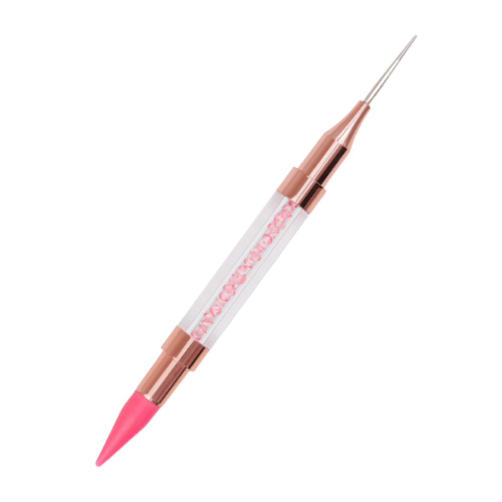 Pincel Nail Art Double-Ended Crystal Pen - Inocos