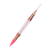 Pincel Nail Art Double-Ended Crystal Pen - Inocos