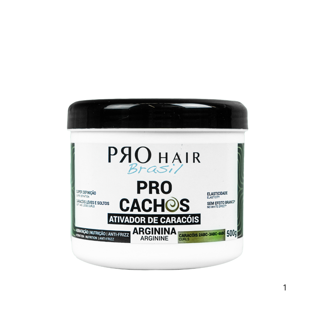 Ativador de Caracóis Arginina 500g - Pro Hair Brasil